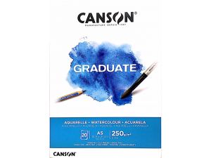 Canson Graduate Sulu Boya Defteri 250G A5 20 Sayfa