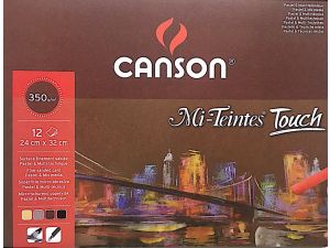 Canson Mi-Teintes Touch Pastel Defteri 12 Yaprak 350g 24x32