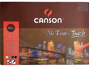 Canson Mi-Teintes Touch Pastel Defteri 12 Yaprak 350G A3 (29,7x42)