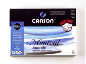 Canson Montval Sulu Boya Defteri 300gr 100 Sayfa 24X32 