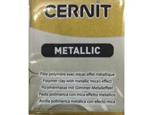 Cernit Metalik Polimer Kil 56Gr Antique Gold Metallic 055 