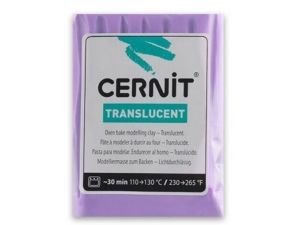 Cernit Translucent (Transparan) Polimer Kil 56GR Violet 900