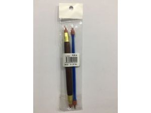 ÇİFT UÇLU KAUÇUK KALEM 2 Lİ