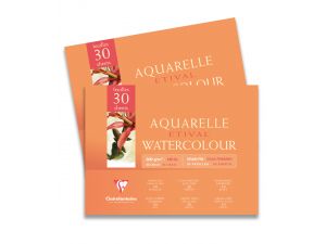 Clairefontaine  Etival Cold Press Suluboya  Defteri 30 Sayfa 30x40