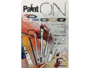 Clairefontaine Paint-On A Grain Multi Teknik Mix Media 250 gr  A5