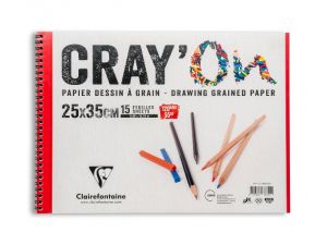 CRAY ON ÇİZİM BLOK 35*50 CM 120 GR 15 YAPRAK RESİM DEFTERİ