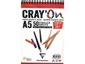 CRAY ON ÇİZİM BLOK A5 120 GR 50 YAPRAK ÜSTTEN SPİRALLİ