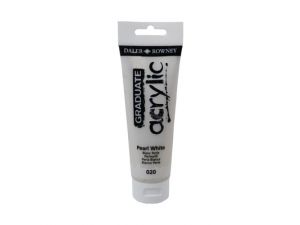 Daler Rowney 120 ML Graduate Akrilik Boya 020 Pearl white