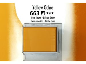 DALER ROWNEY AQUAFİNE SULU BOYA TABLET Yellow Ochre 663 