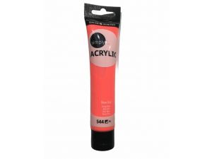 Daler Rowney Simple Floresan Akrilik Boya 75 ML Neon Red  544