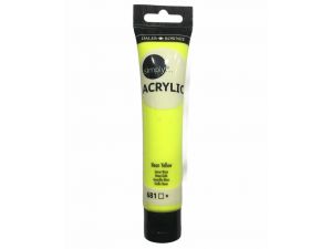 Daler Rowney Simple Floresan Akrilik Boya 75 ML Neon Yellow  681 