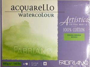 Fabriano Artistico Extra White Sulu Boya Defteri Rough 300 gr 31x40 cm 20 Sayfa