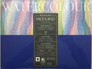 Fabriano Finearts Watercolor Blok 300gr 24 X 32 Suluboya Defteri 12 YP. (SOĞUK BASIM)