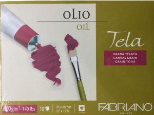 Fabriano Tela 30x40 - 300 GR. Yağlı Boya Kağıdı 10 YP. - Defter
