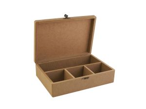 Ham Mdf Kutu BKT55 26X18X8CM, Bölmeli Kutu