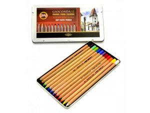 Koh-i Noor Pastel Kalem Seti 12 li Teneke Kutu 8827