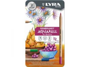 Lyra Rembrandt Aquarell Kuru SuluBoya Teneke Kutu 12 li  L2011120