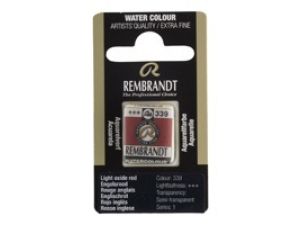 REMBRANDT SULU BOYA TABLET LIGHT OXIDE RED 339