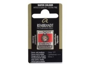 REMBRANDT SULU BOYA TABLET PERM. RED MEDIUM 377