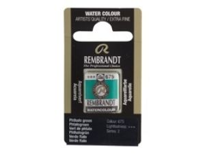 REMBRANDT SULU BOYA TABLET PHTHALO GREEN 675