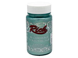 Rich Multi Surface Titanium Metalik Boya 90cc Su Yeşili 2550 