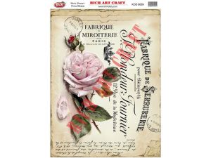 Rich Pirinç Dekopaj Kağıtları A3 no: 8009