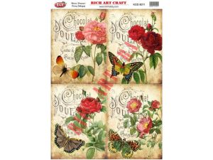 Rich Pirinç Dekopaj Kağıtları A3 no: 8011