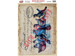 Rich Pirinç Dekopaj Kağıtları A3 no: 8024