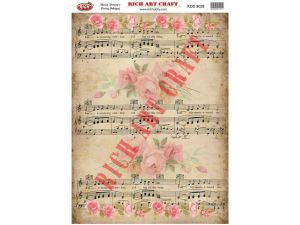 Rich Pirinç Dekopaj Kağıtları A3 no: 8028