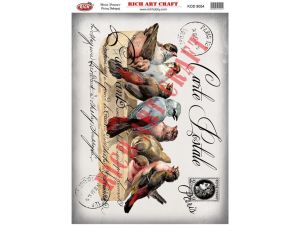 Rich Pirinç Dekopaj Kağıtları A3 no: 8054