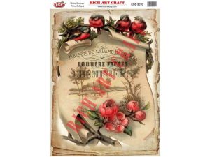 Rich Pirinç Dekopaj Kağıtları A3 no 8070