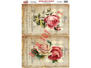 Rich Pirinç Dekopaj Kağıtları A3 no 8096