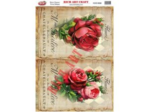 Rich Pirinç Dekopaj Kağıtları A3 no 8098