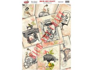 Rich Pirinç Dekopaj Kağıtları A3 no 8107