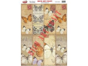 Rich Pirinç Dekopaj Kağıtları A3 no 8202