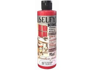 Rich Selfy Decor Vernikli Akrilik Boya 240 CC  İtalyan Kırmızı 826 