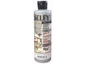 Rich Selfy Decor Vernikli Akrilik Boya  240 CC Marjinal Gri    866