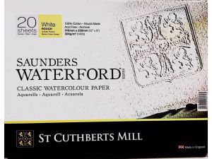 Saunders Waterford Sulu Boya Defteri  300G Rough 31x23  20 Sayfa
