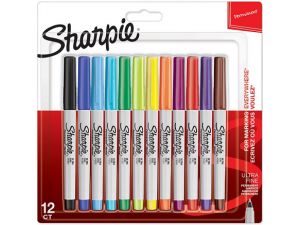 Sharpie Permanent Set Ultra Fine 12 li 2065408