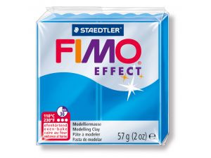 STAEDTLER FİMO EFFECT POLİMER KİL 57 GR  57 GR. Şeffaf Mavi 8020-374