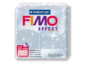 STAEDTLER FİMO EFFECT POLİMER KİL 57 GR.   Yaldızlı Gümüş  8020-812