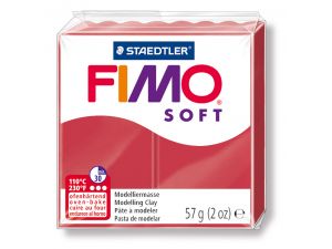 Staedtler Fimo Soft Polimer Kil 57 GR. Cherry Red 8020-26