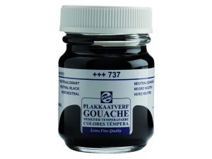 Talens 16 ml Guaj Boya 737 Neutral black