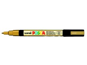 UNİ POSCA MARKER KALEM PC-3M 0,9MM-1,3MM ALTIN 
