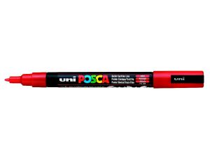 UNİ POSCA MARKER KALEM PC-3M 0,9MM-1,3MM KIRMIZI