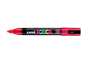 UNİ POSCA MARKER KALEM PC-5M 1,8MM-2,5MM KIRMIZI