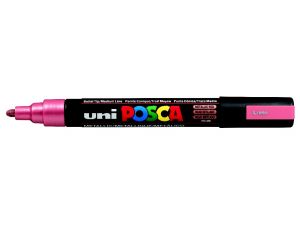 Uni Posca Marker Kalem PC-5M 1,8mm -2,5 mm Metalik Kırmızı