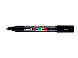 UNİ POSCA MARKER KALEM PC-5M 1,8MM-2,5MM SİYAH