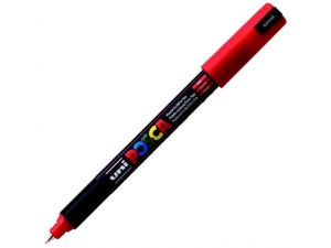 Uni Posca Poster Markörü PC-1MR 0.7 mm Kırmızı