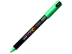 Uni Posca Poster Markörü PC-1MR 0.7 mm Metalik Yeşil
